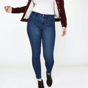 Pacsun Heather Blue Push Up Jeggings